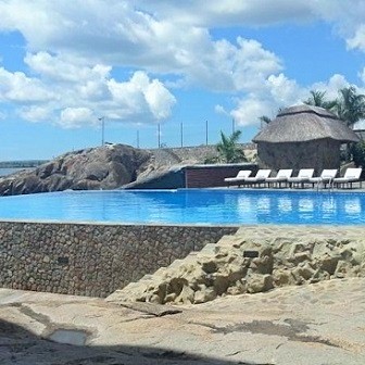 Malaika Beach Resort swimming - best hotels mwanza